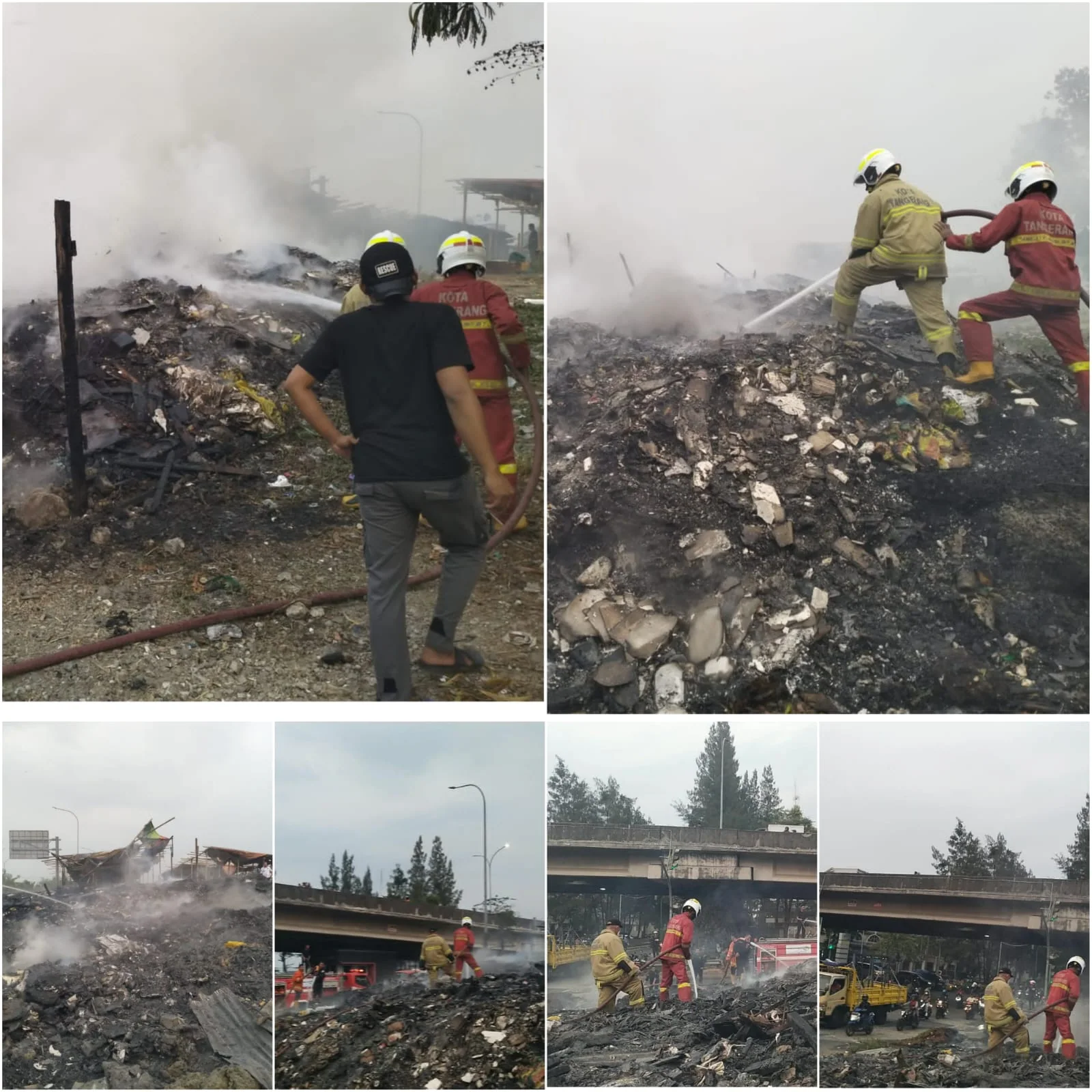 Kebakaran di cipondoh UPT Ciledug