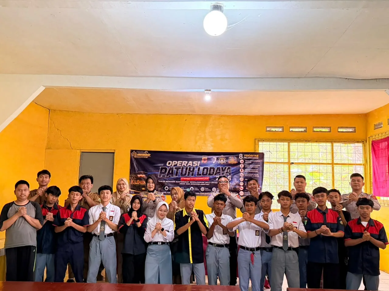 Polres kuningan dan SMKN 1 Jagara