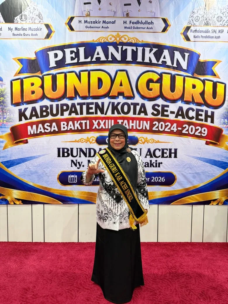 Pelantikan guru di aceh